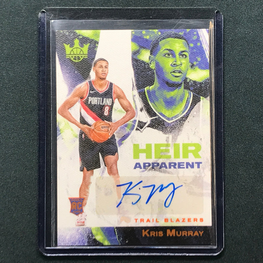 2023-24 Court Kings Kris Murray Heir Apparent Rookie Auto Amber 5/75