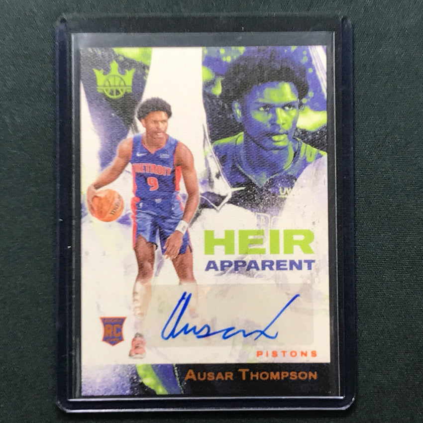 2023-24 Court Kings Ausar Thompson Heir Apparent Rookie Auto Amber 37/75