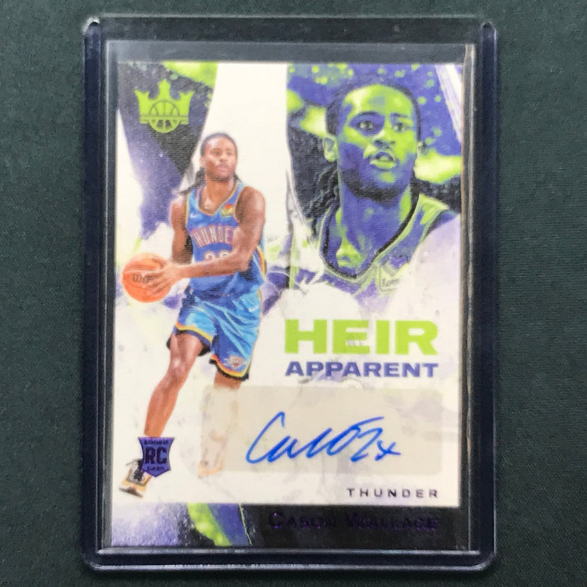 2023-24 Court Kings Cason Wallace Heir Apparent Rookie Auto Violet 18/49
