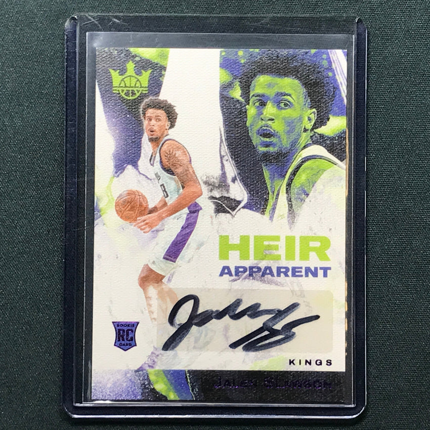 2023-24 Court Kings Jalen Slawson Heir Apparent Rookie Auto Violet 31/49