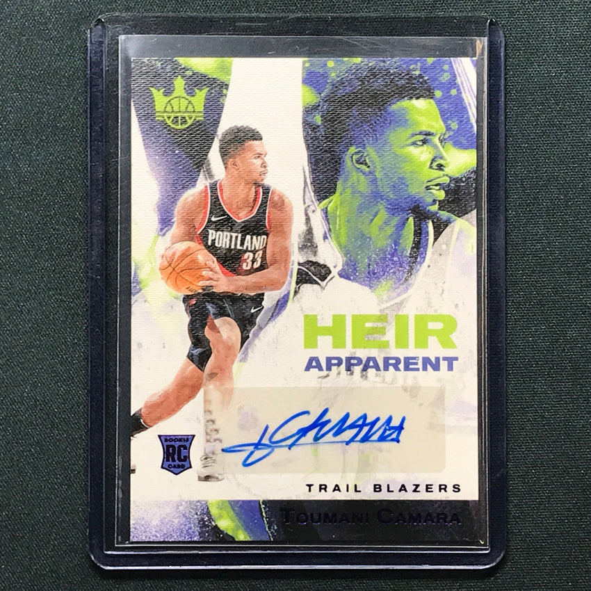2023-24 Court Kings Toumani Camara Heir Apparent Rookie Auto Violet 21/49