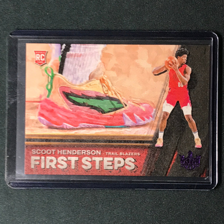 2023-24 Court Kings Scoot Henderson First Steps Rookie Violet 49/49