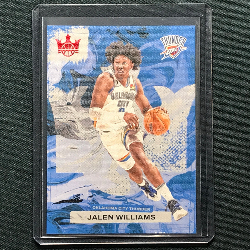 2023-24 Court Kings Jalen Williams Base Ruby 22/149 No 6