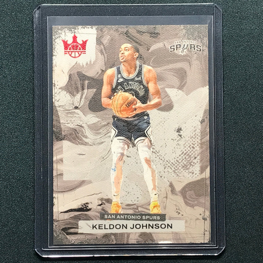 2023-24 Court Kings Keldon Johnson Base Ruby 58/149 #13