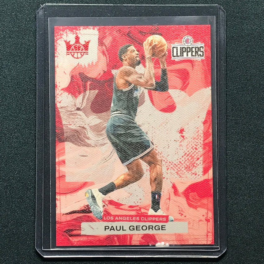 2023-24 Court Kings Paul George Base Ruby 17/149 #22