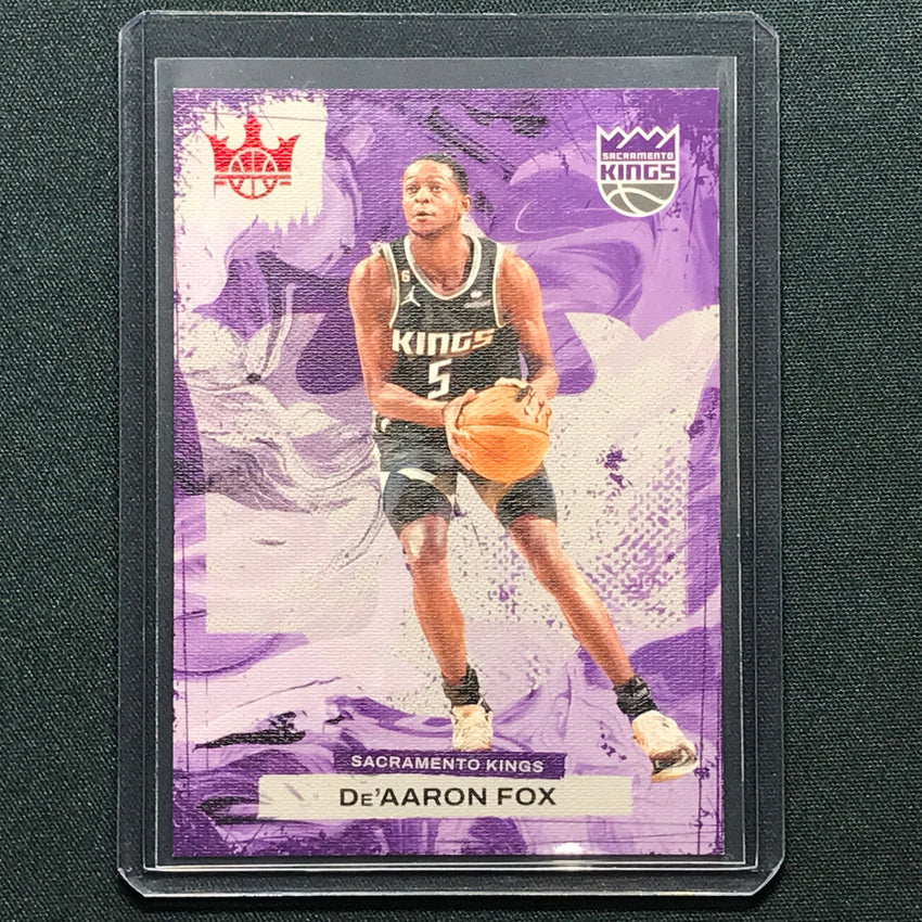 2023-24 Court Kings Deaaron Fox Base Ruby 52/149 No 24