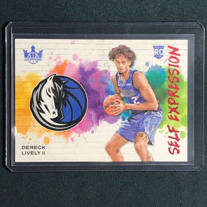 2023-24 Court Kings Dereck Lively Ii Self Expression Rookie Ruby 35/149