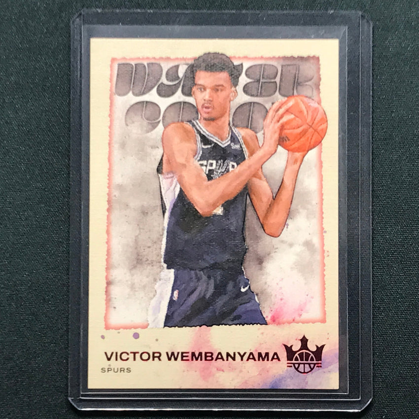 2023-24 Court Kings Victor Wembanyama Water Color Rookie Ruby 106/149