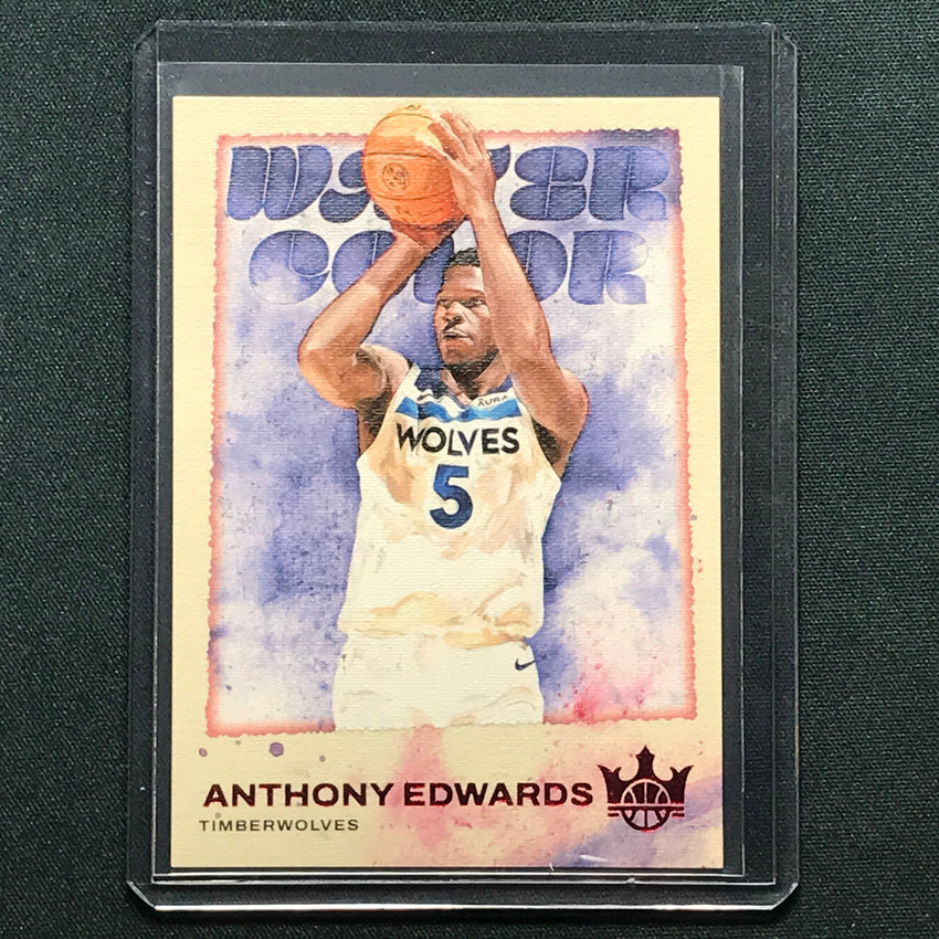 2023-24 Court Kings Anthony Edwards Water Color Ruby 7/149