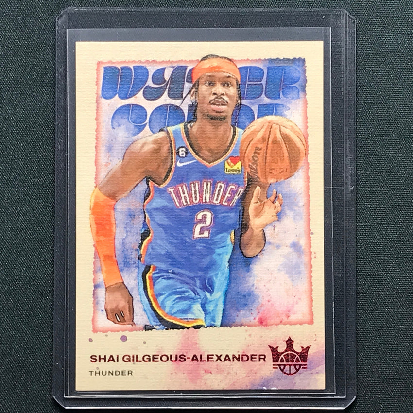2023-24 Court Kings Shai Gilgeous-alexander Water Color Ruby 4/149