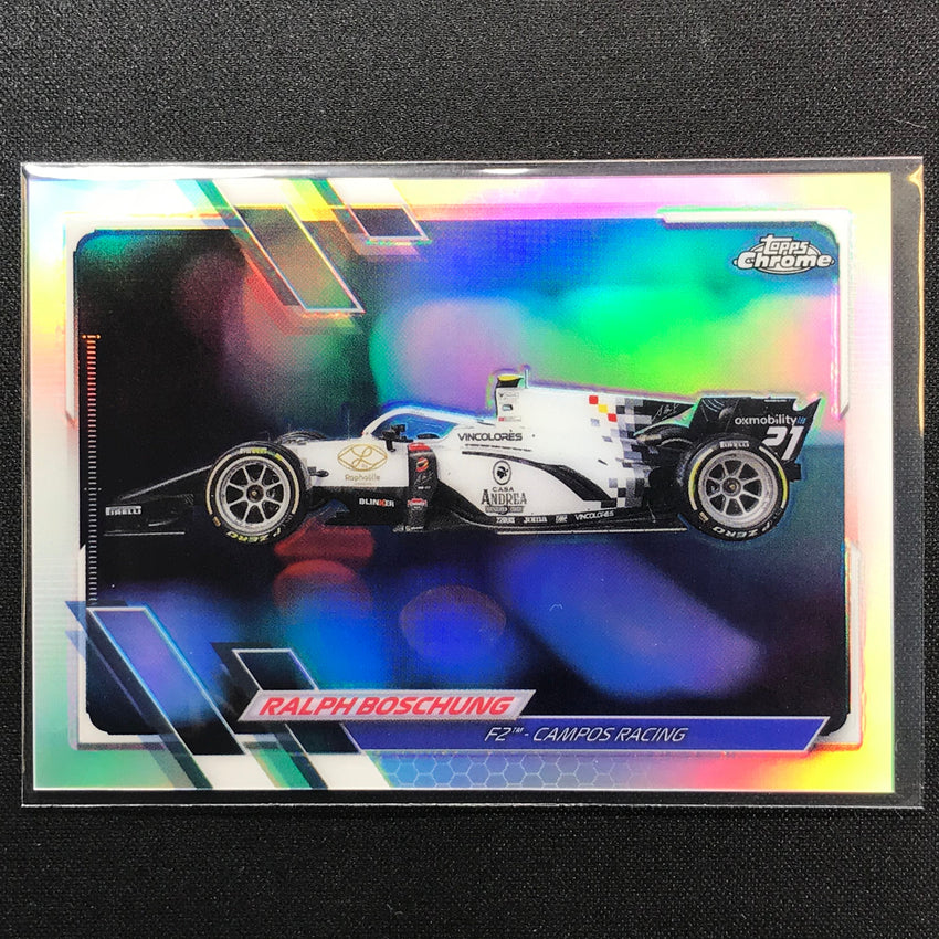 2021 Topps Chrome RALPH BOSCHUNG F2 Cars Refractor #122