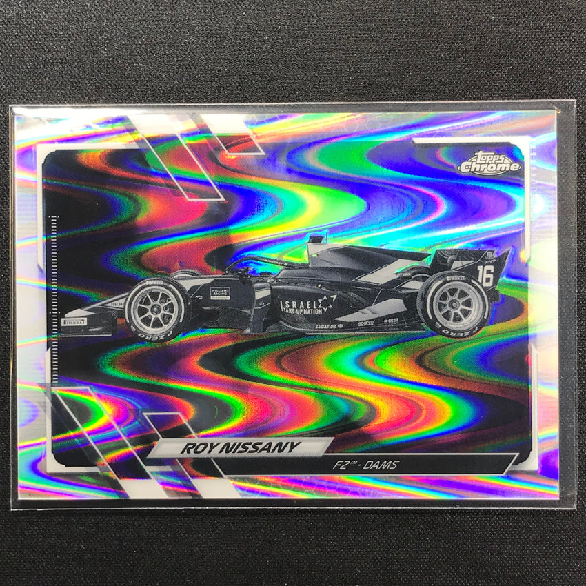 2021 Topps Chrome Roy Nissany F2 Cars Bandw Raywave No 130