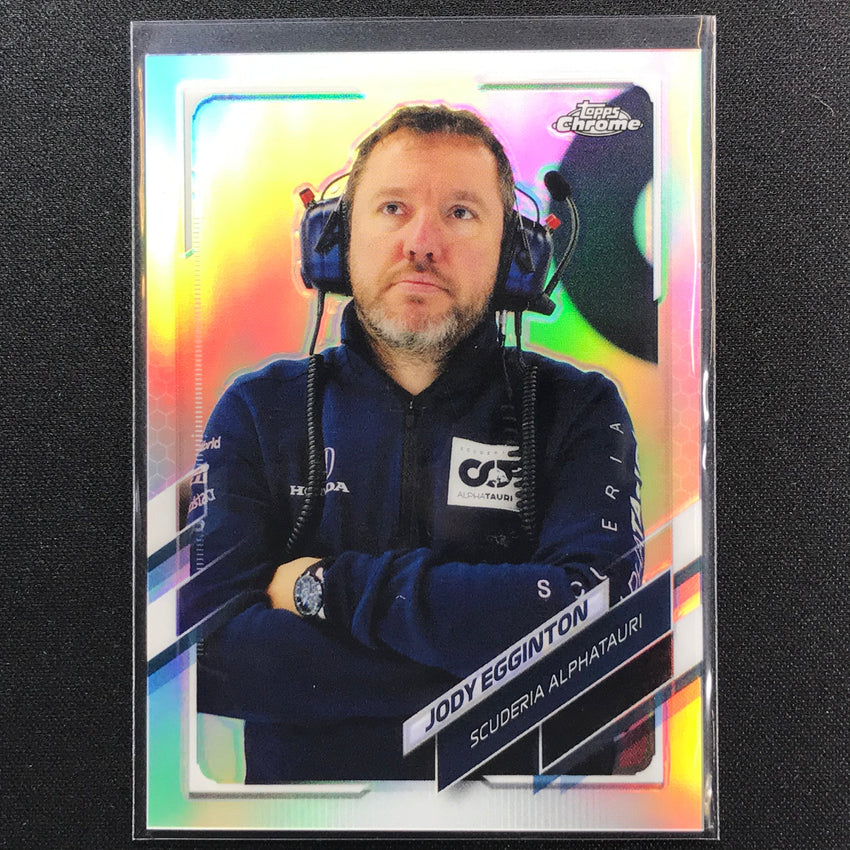 2021 Topps Chrome JODY EGGINTON F1 Crew Refractor #89