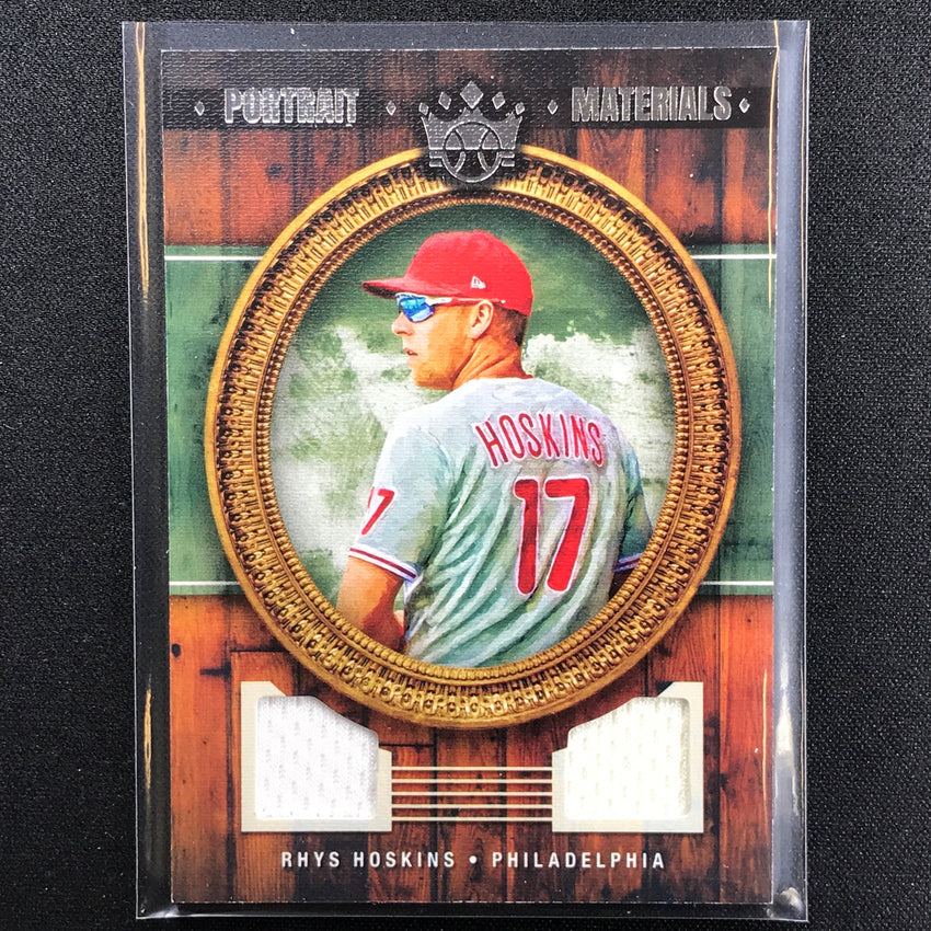 2022 Diamond Kings Rhys Hoskins Portrait Materials Relic No Rh
