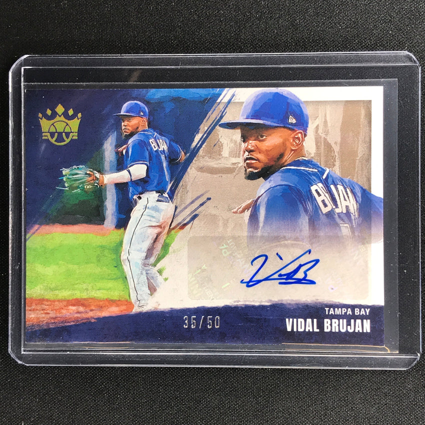 2022 Diamond Kings Vidal Brujan Dk Signatures Rookie Auto Holo Gold 35/50