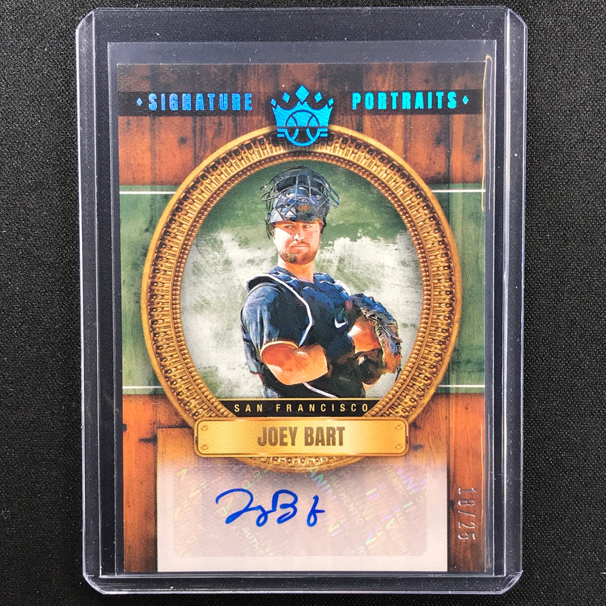 2022 Diamond Kings JOEY BART Signature Portraits Auto Holo Blue 18/25