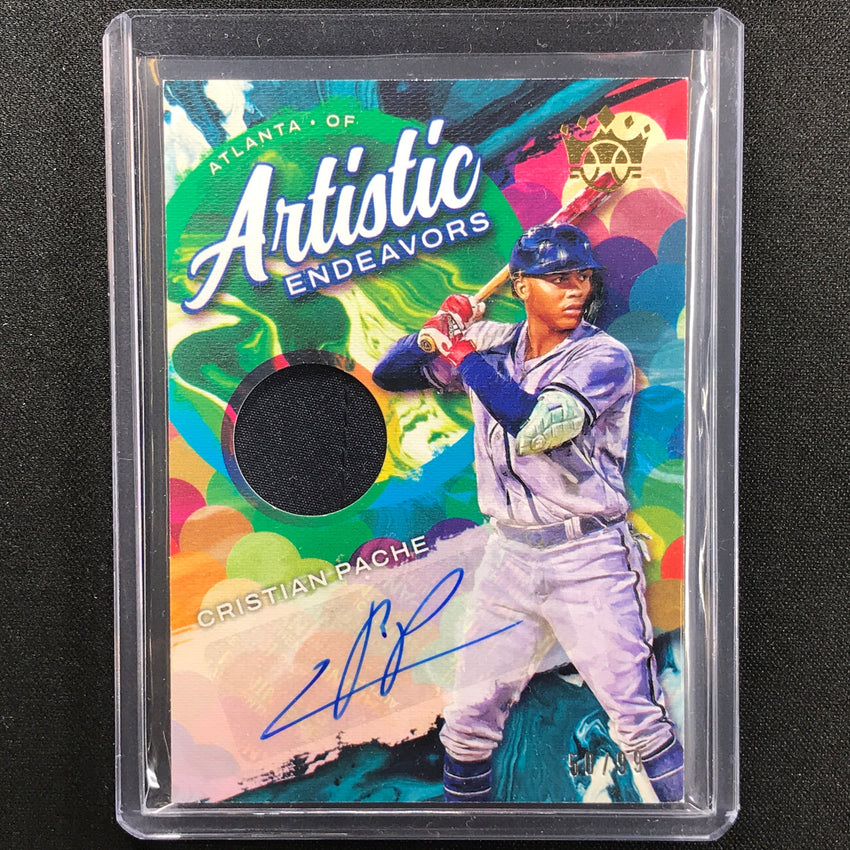 2022 Diamond Kings Cristian Pache Artistic Endeavors Material Auto Gold 50/99