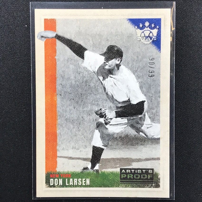 2022 Diamond Kings Don Larsen Artist Proof Silver 90/99