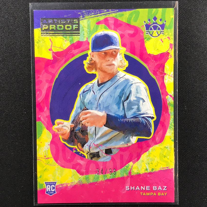 2022 Diamond Kings Shane Baz Rookies Ii Artist Proof Silver 34/99