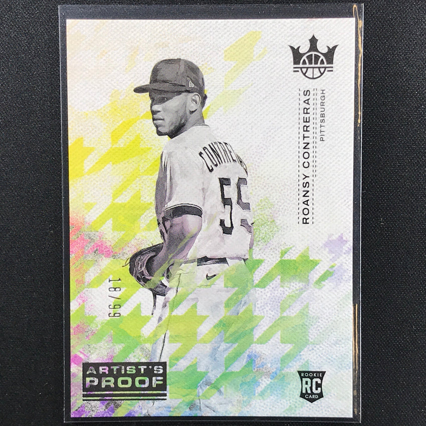2022 Diamond Kings ROANSY CONTRERAS Rookies III Artist Proof Silver 18/99