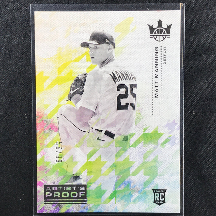2022 Diamond Kings MATT MANNING Rookies III Artist Proof Silver 56/99
