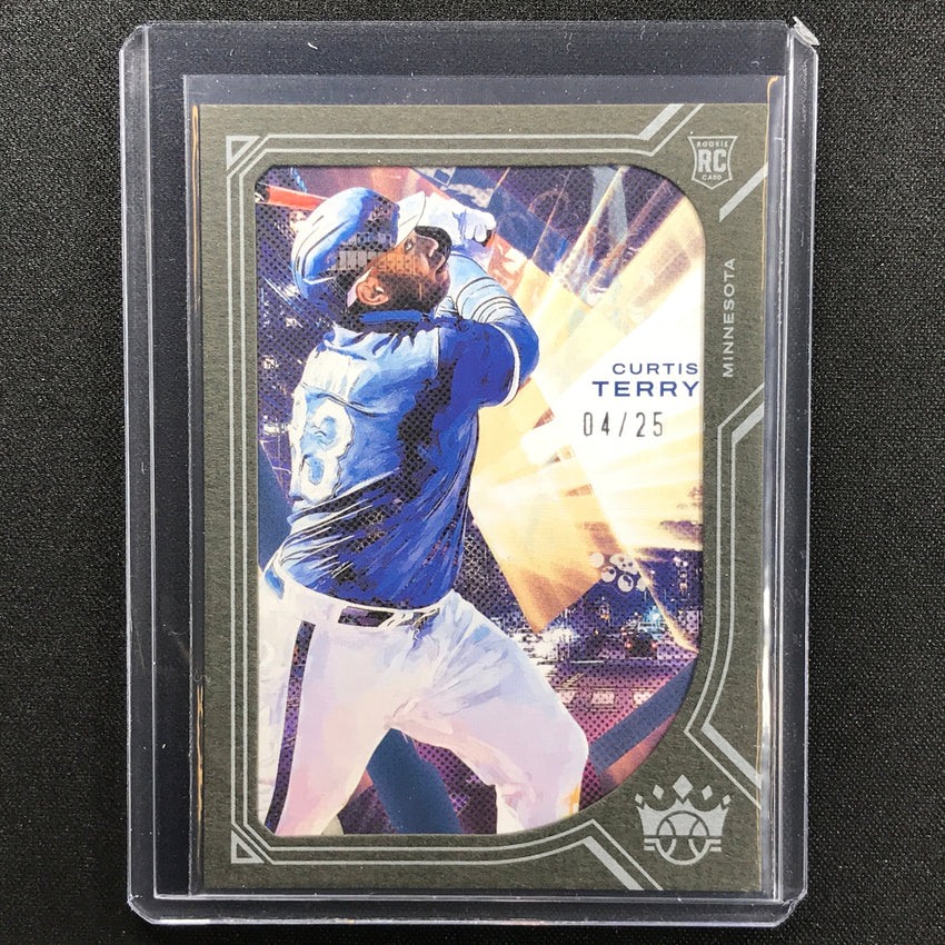 2022 Diamond Kings Curtis Terry Rookies I Green Frame 4/25
