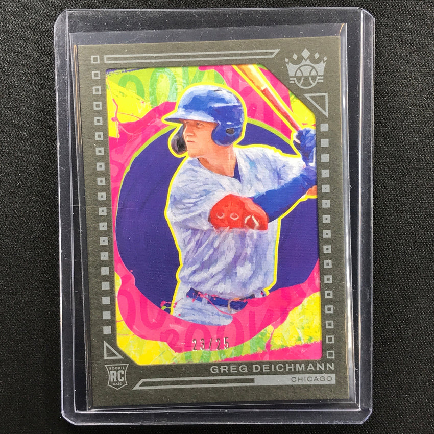 2022 Diamond Kings GREG DEICHMANN Rookies II Green Frame 23/25