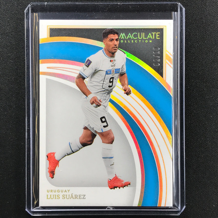 2022-23 Immaculate Luis Suarez Base Holo Gold 2/10