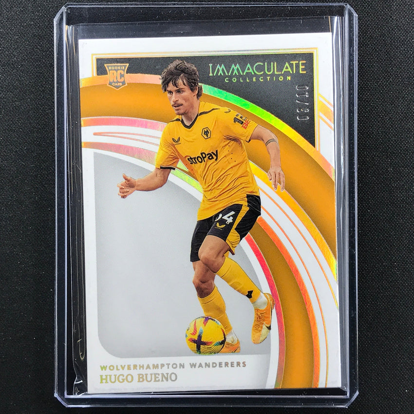 2022-23 Immaculate Hugo Bueno Rookie Base Holo Gold 3/10