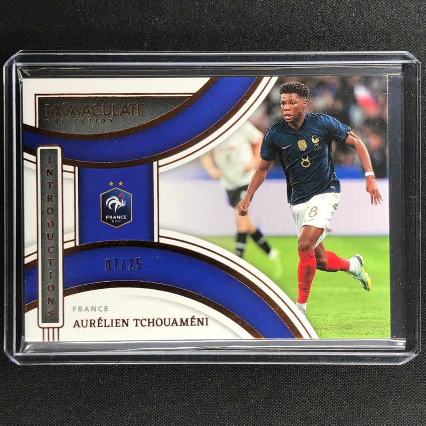 2022-23 Immaculate Aurelien Tchouameni Introductions Bronze 7/25
