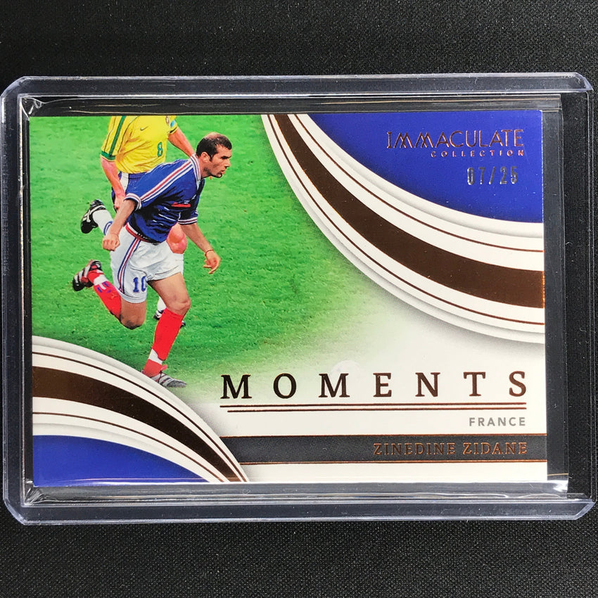 2022-23 Immaculate Zinedine Zidane Moments Bronze 7/25