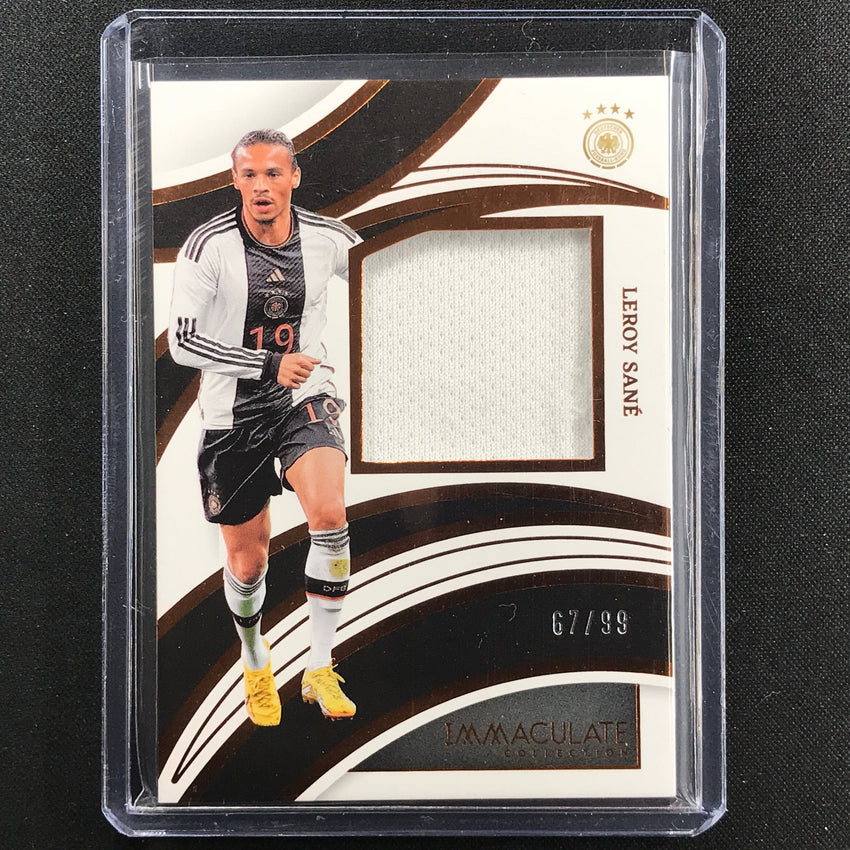 2022-23 Immaculate Leroy Sane Brilliance Jersey Relic Bronze 67/99