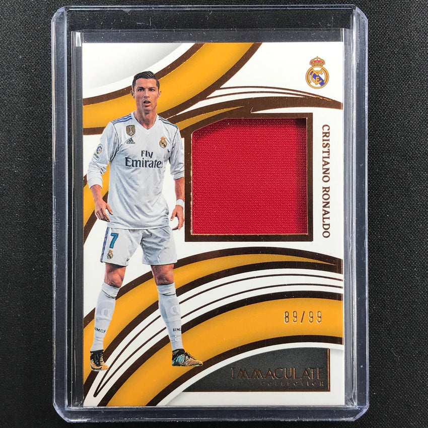 2022-23 Immaculate Cristiano Ronaldo Brilliance Jersey Relic Bronze 89/99