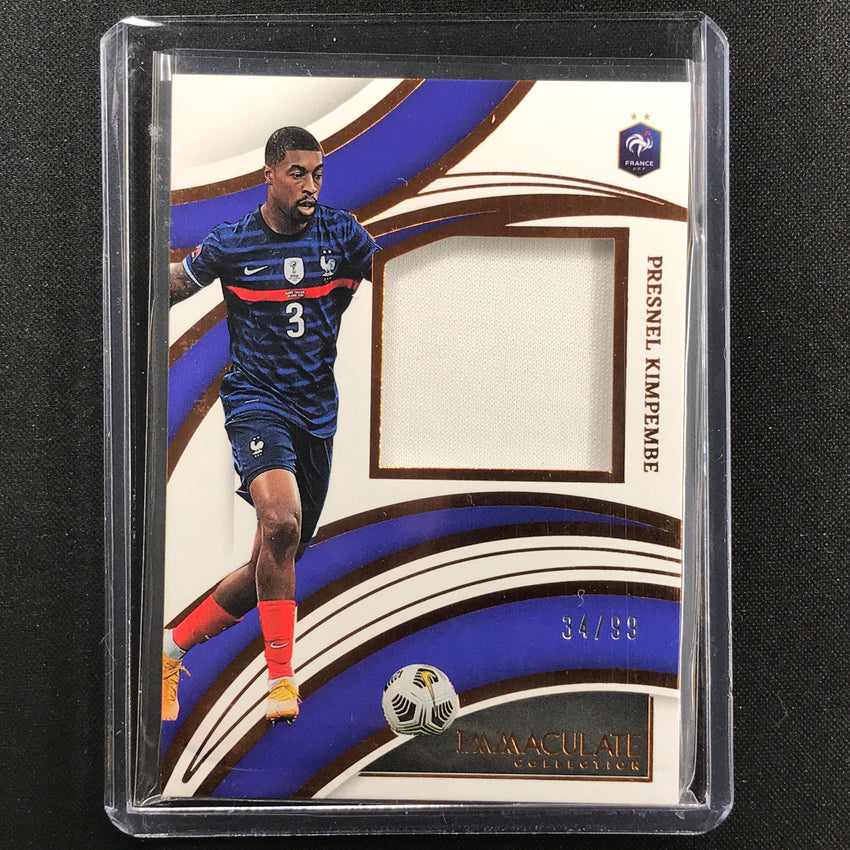 2022-23 Immaculate Presnel Kimpembe Brilliance Jersey Relic Bronze 34/99