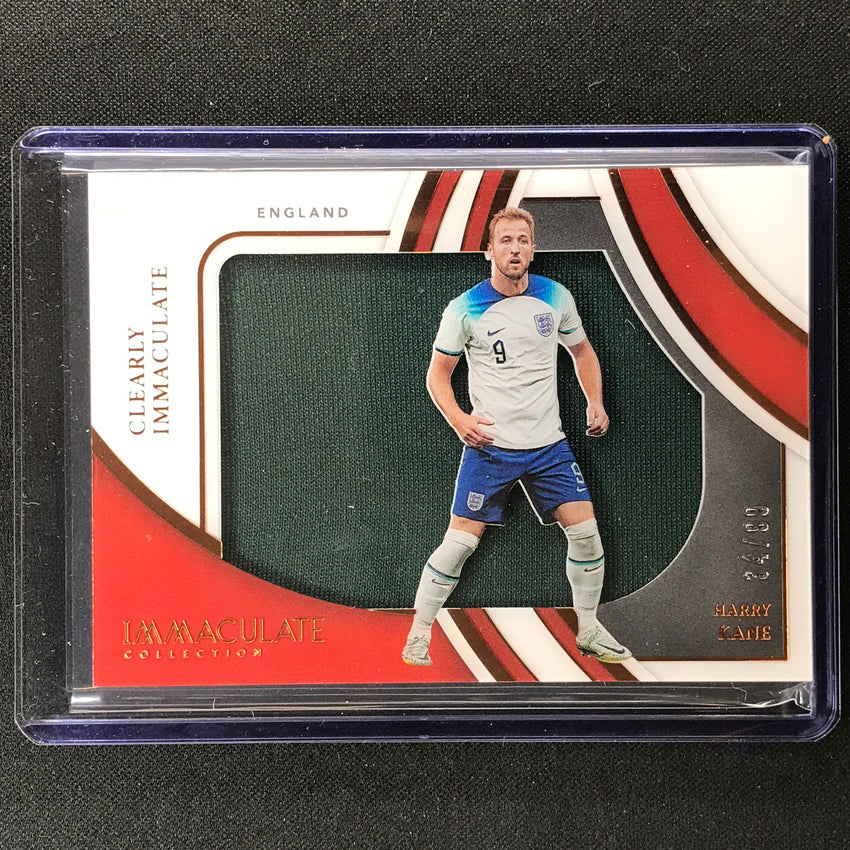 2022-23 Immaculate Harry Kane Clearly Immaculate Jersey Relic Bronze 34/99