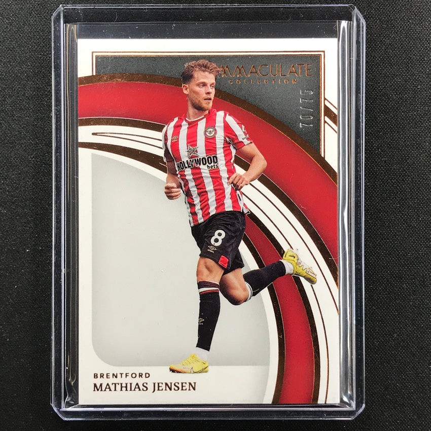 2022-23 Immaculate Mathias Jensen Base Bronze 70/75
