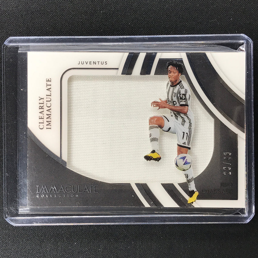 2022-23 Immaculate Juan Cuadrado Clearly Immaculate Jersey Relic Silver 29/49