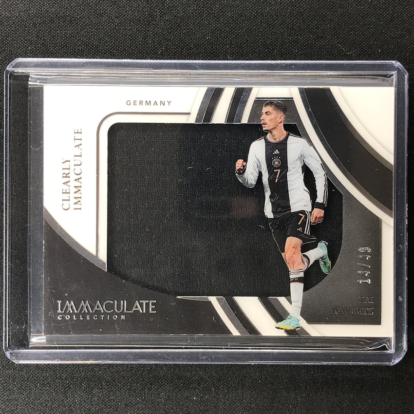 2022-23 Immaculate Kai Havertz Clearly Immaculate Jersey Relic Silver 14/49