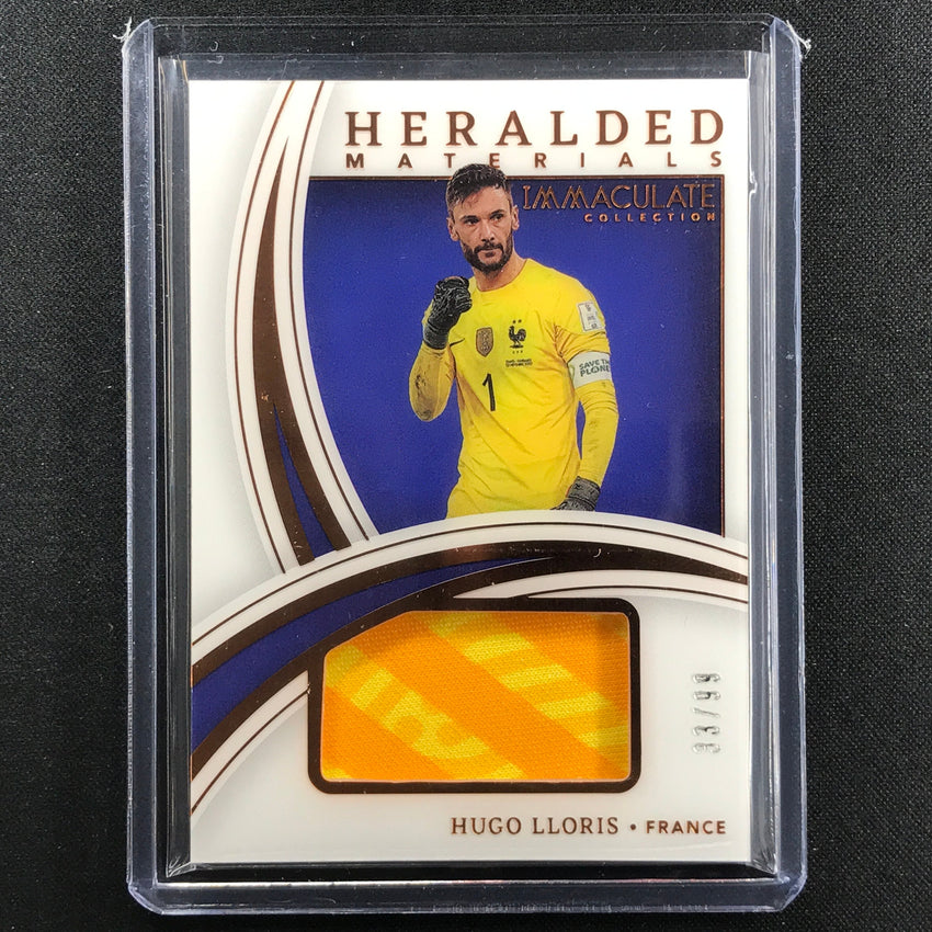 2022-23 Immaculate Hugo Lloris Heralded Materials Jersey Relic Bronze 33/99