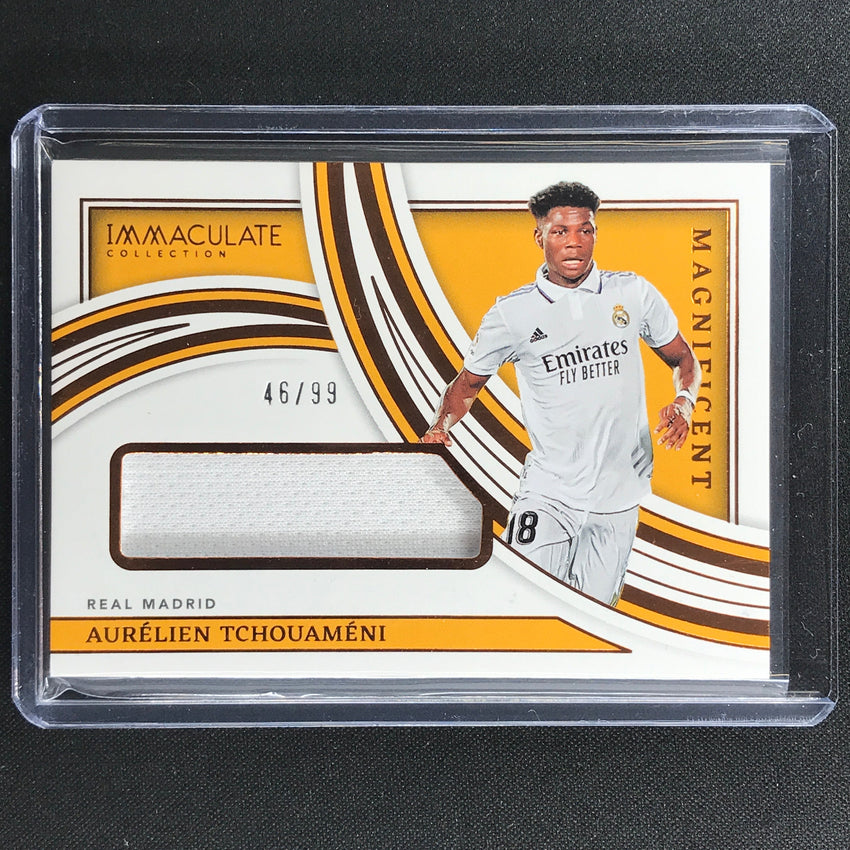 2022-23 Immaculate Aurelien Tchouameni Magnificent Memorabilia Jersey 46/99
