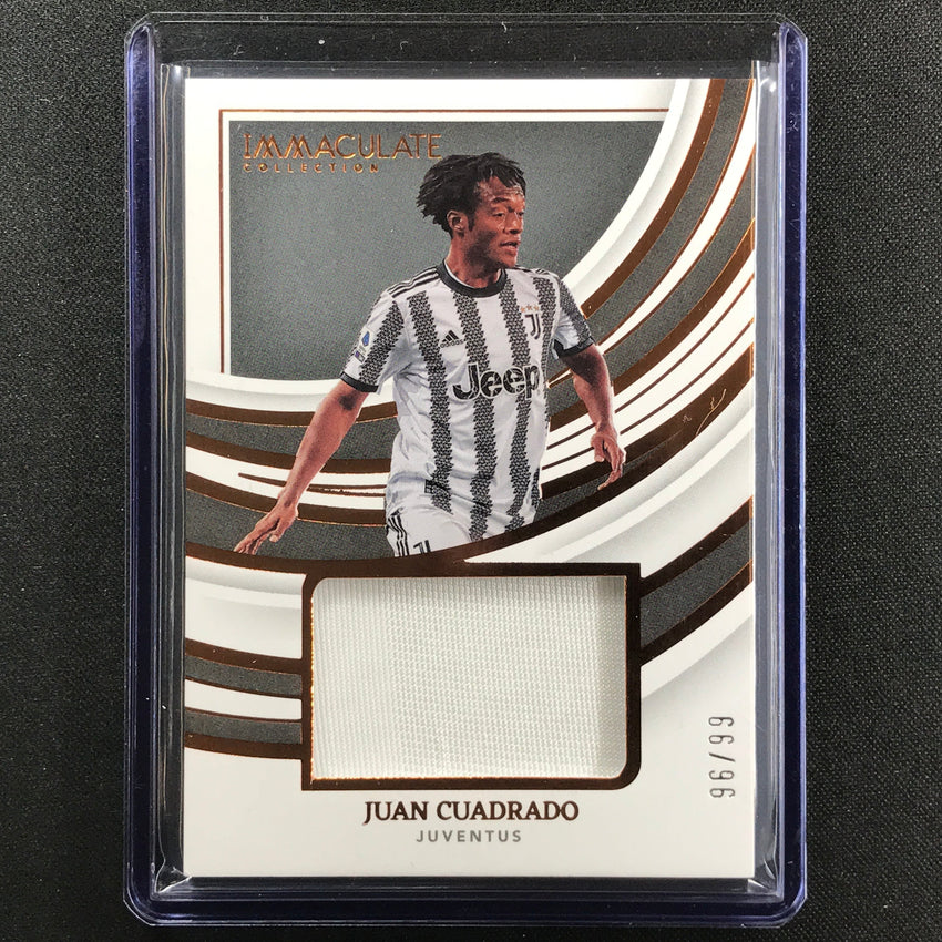 2022-23 Immaculate Juan Cuadrado Remarkable Memorabilia Jersey Bronze 96/99