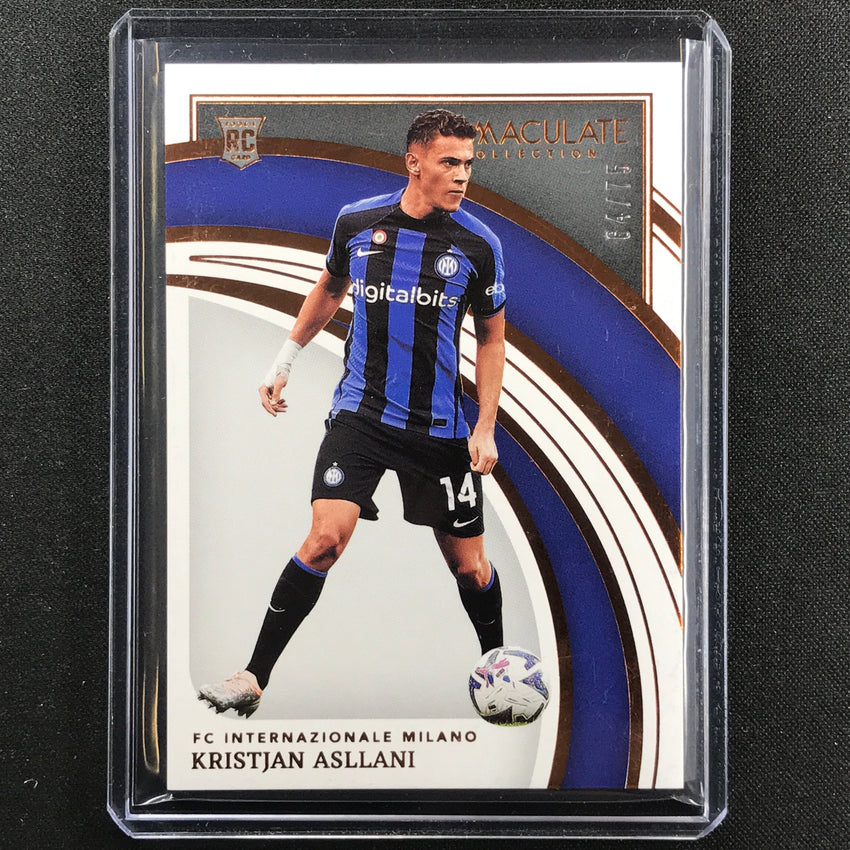 2022-23 Immaculate Kristjan Asllani Rookie Base Bronze 64/75