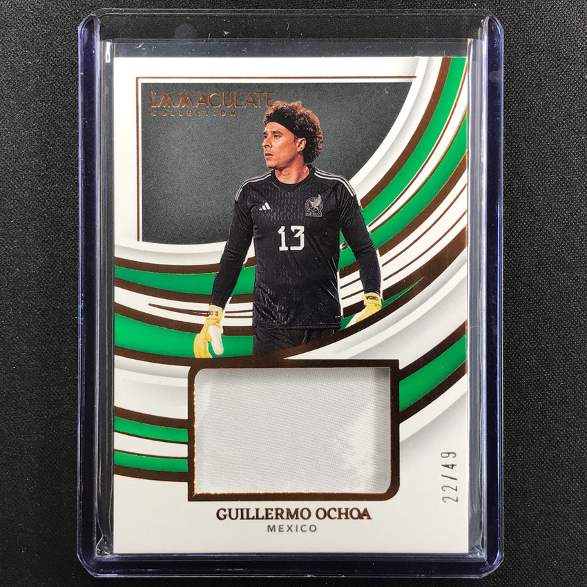 2022-23 Immaculate Guillermo Ochoa Remarkable Memorabilia Jersey Bronze 22/49