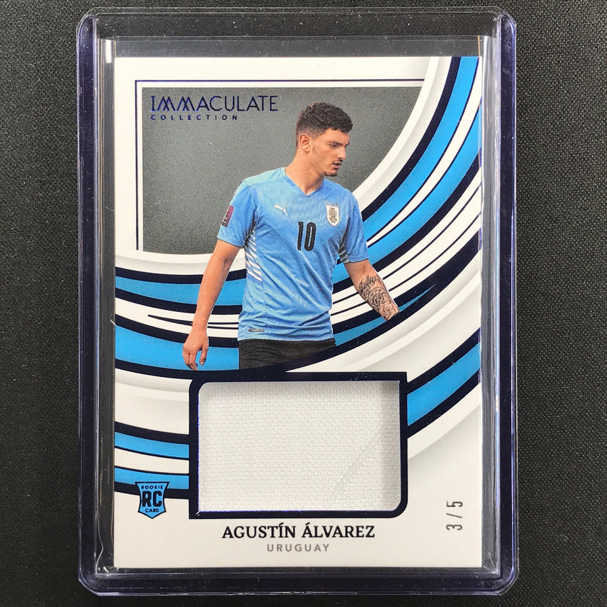 2022-23 Immaculate Agustin Alvarez Remarkable Memorabilia Rookie Jersey 3/5
