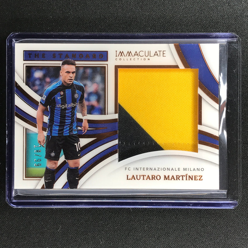 2022-23 Immaculate Lautaro Martinez The Standard Jersey Relic Bronze 18/99
