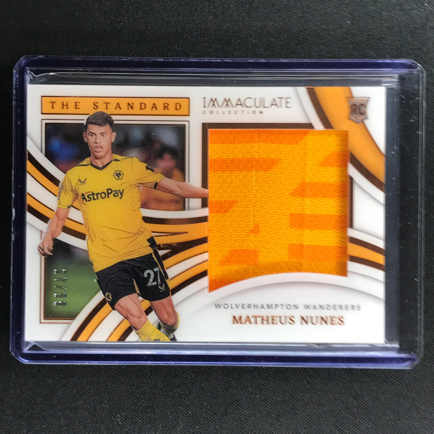 2022-23 Immaculate Matheus Nunes The Standard Rookie Jersey Relic Bronze 27/99