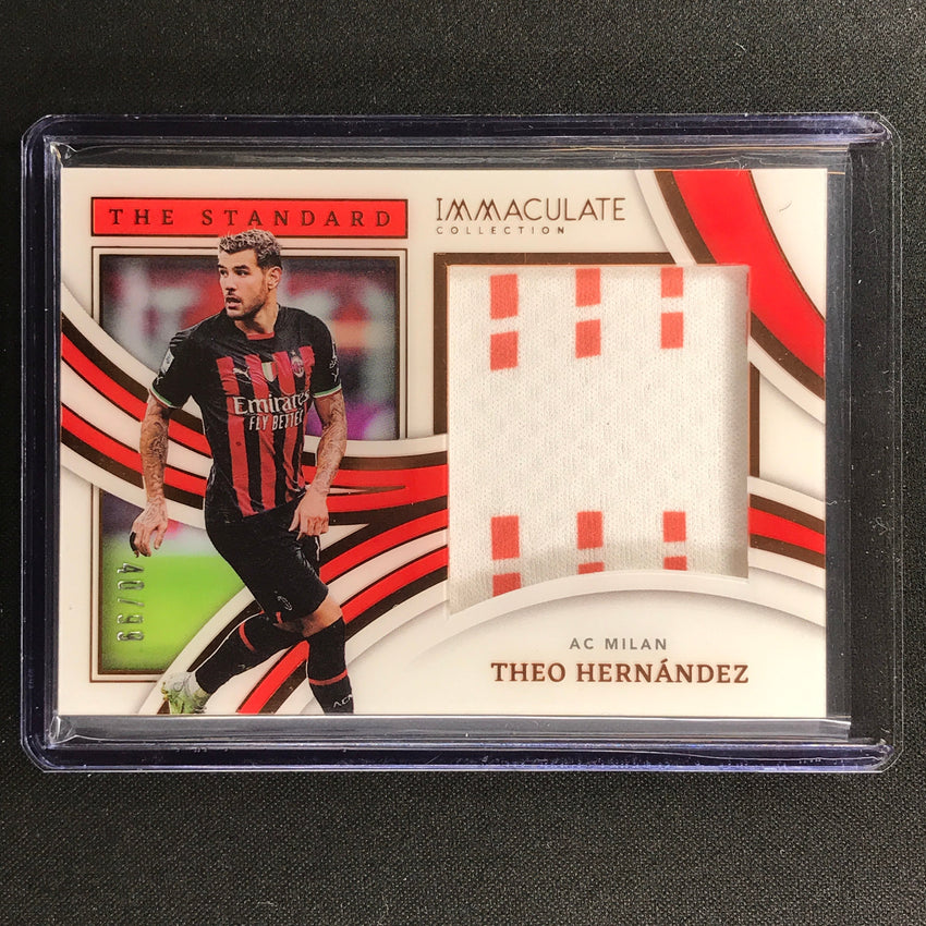 2022-23 Immaculate Theo Hernandez The Standard Jersey Relic Bronze 40/99