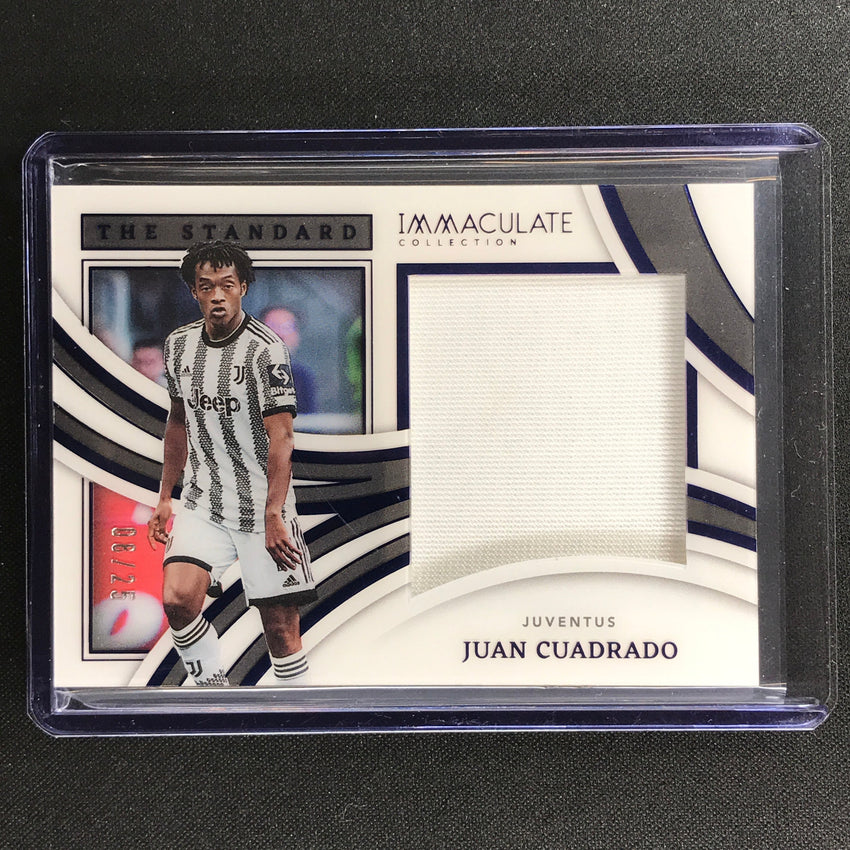 2022-23 Immaculate Juan Cuadrado The Standard Jersey Relic Sapphire 8/25-Cherry Collectables