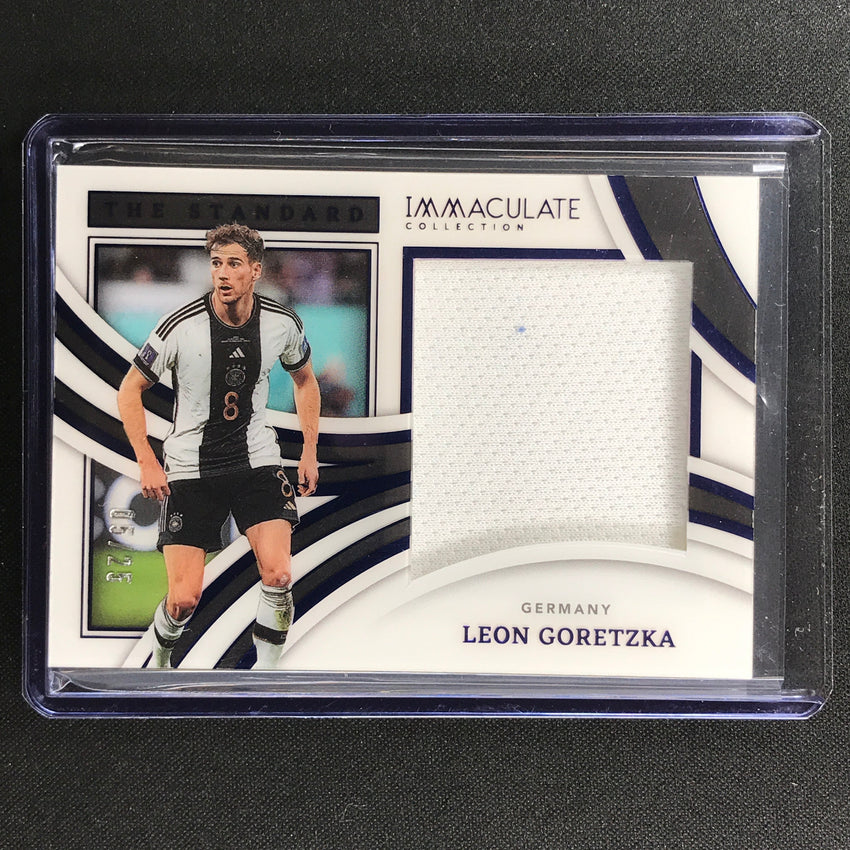 2022-23 Immaculate Leon Goretzka The Standard Jersey Relic Sapphire 5/25