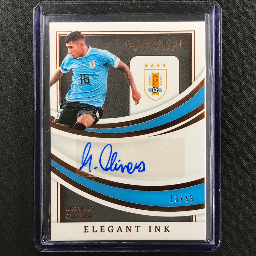 2022-23 Immaculate MATHIAS OLIVERA Elegant Ink Auto Bronze 16/43